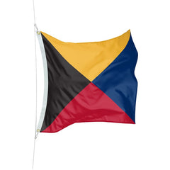 Z - Zulu Flag - Size 3 - Made in USA