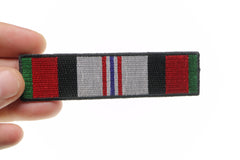 Afghan War Ribbon Patch - 4x1 inch