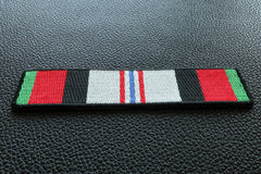 Afghan War Ribbon Patch - 4x1 inch