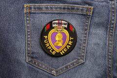 Afghanistan Purple Heart Patch - 3x3 inch