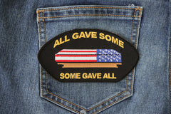 All Gave Some Gave All Casket Cap Patch - 5x2.75 inch
