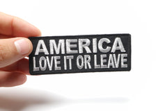 America Love It or Leave Patch - 4x1.5 inch