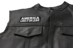 America Love It or Leave Patch - 4x1.5 inch