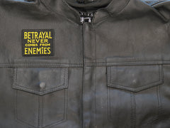 Betrayal Never Comes From Enemies Patch - 3x2.5 inch