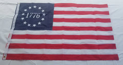 Betsy Ross 1776 Flag - Sewn Nylon with Embroidered Stars