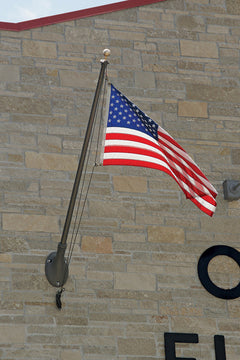 Outrigger Commercial Wall Mount Flagpole