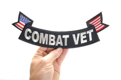 Combat Vet Patch - 11x4 inch