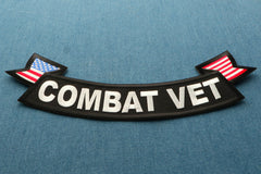 Combat Vet Patch - 11x4 inch