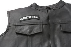 Combat Veteran Patch - 4x1.5 inch