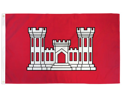 Army Corp of Engineers flag castle