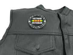 Don't Let The Gray Hair Fool You Vietnam Veteran Patch - 3x3 inch