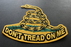 Don't Tread On Me Patch - 10x10 inch Huge Iron on