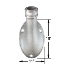 Outrigger Wall Mount For 2-3/8" Diameter Poles Only