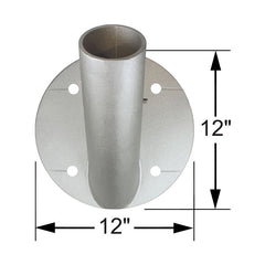 Outrigger Wall Mount For 3" Diameter Poles Only