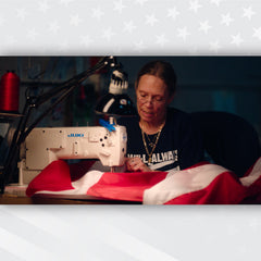Eder flag construction detail