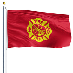USA-made 3x5 nylon Fire Department flag