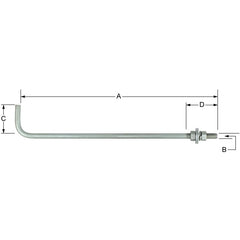 Galvanized Steel Anchor Bolts