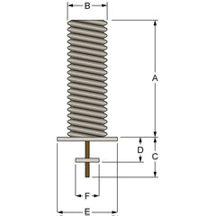 Steel Ground Sleeve With Support Plate & Steel Centering