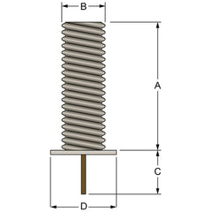 Steel Ground Sleeve With Base Plate & Ground Spike