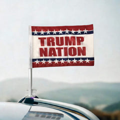 11x18 Trump Nation Double Sided Flag Knitted Nylon