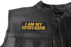 I am my Sister's Keeper Patch in Yellow - 4x1.5 inch