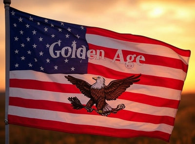 Golden Age of USA Flag - Made in USA