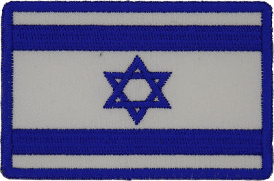 Israel Flag Patch - 3x2 inch