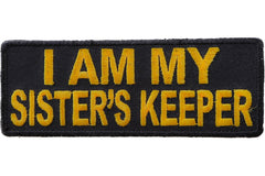I am my Sister's Keeper Patch in Yellow - 4x1.5 inch
