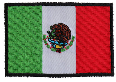 Mexico Flag Patch - 3x2 inch