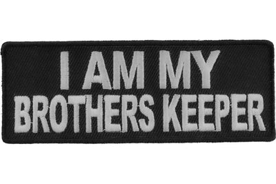 I Am My Brothers Keeper Patch - 4x1.5 inch