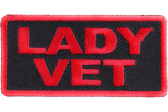 Lady Vet Patch - 3x1.5 inch