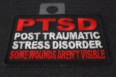 PTSD Patch For Vets - Some Wounds Are Not Visible - 3x2 inch