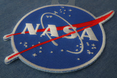 NASA logo Novelty Iron on Patch - 3.5x3 inch