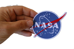 NASA logo Novelty Iron on Patch - 3.5x3 inch