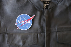 NASA logo Novelty Iron on Patch - 3.5x3 inch