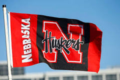 3x5 Nebraska College Football Team Huskers Flag