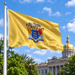 New Jersey State Flag Lifestyle Photo