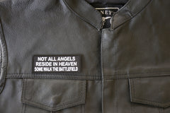 Not All Angels Reside in Heaven Some Walk the Battlefield Patch - 4x1.5 inch