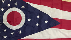 Ohio Flag Nylon Embroidered