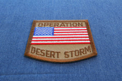 Operation Desert Storm embroidered patch, 3 x 3 inches