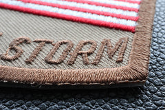 Operation Desert Storm embroidered patch, 3 x 3 inches