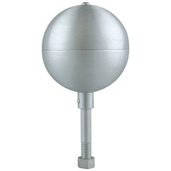 Aluminum Ball Ornament - Clear