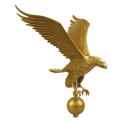 Gold Anodized Aluminum Globe For E-16 Eagle