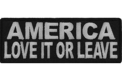 America Love It or Leave Patch - 4x1.5 inch
