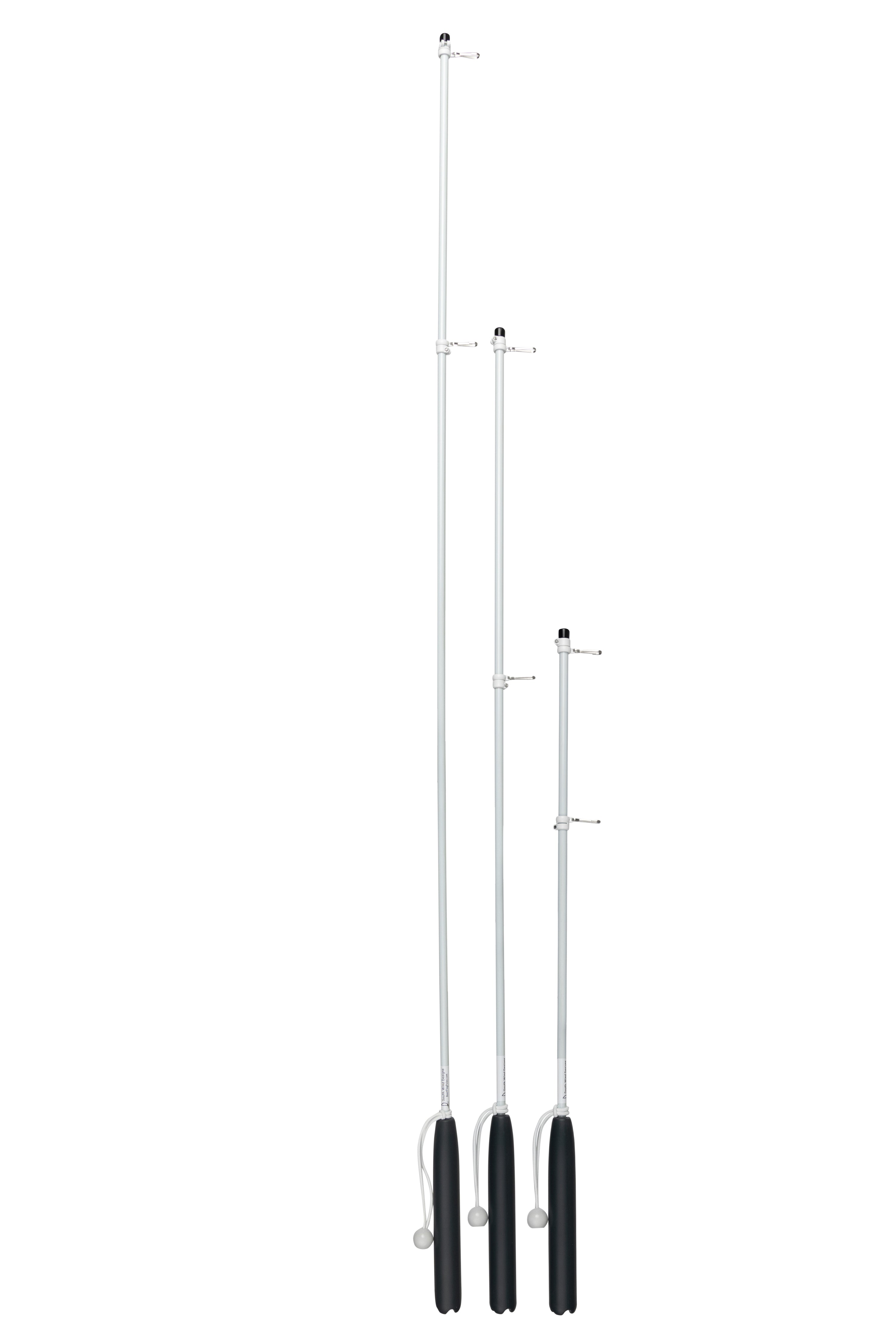 fishing pole rod holders for sale Premium Rod Holder Flag Pole with Swiveling Flag Mount