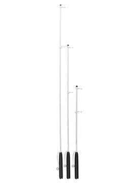 Premium Rod Holder Flag Pole with Swiveling Flag Mount - Fits Fishing Rod Holders