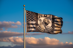 POW/MIA Flag Lifestyle Photo - Golden Hour