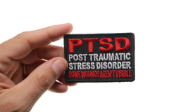 PTSD Patch For Vets - Some Wounds Are Not Visible - 3x2 inch