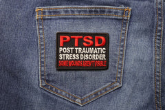 PTSD Patch For Vets - Some Wounds Are Not Visible - 3x2 inch