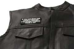 If You Can Read This Thank a Teacher If you Can Read it in English Thank A Vet Patch - 4x1.5 inch